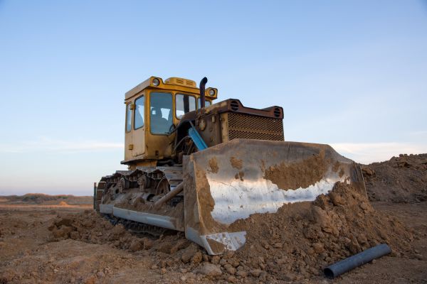 Bulldozer Land Grading in Wexford
