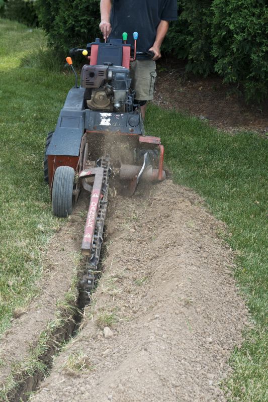 Backhoe Trenching